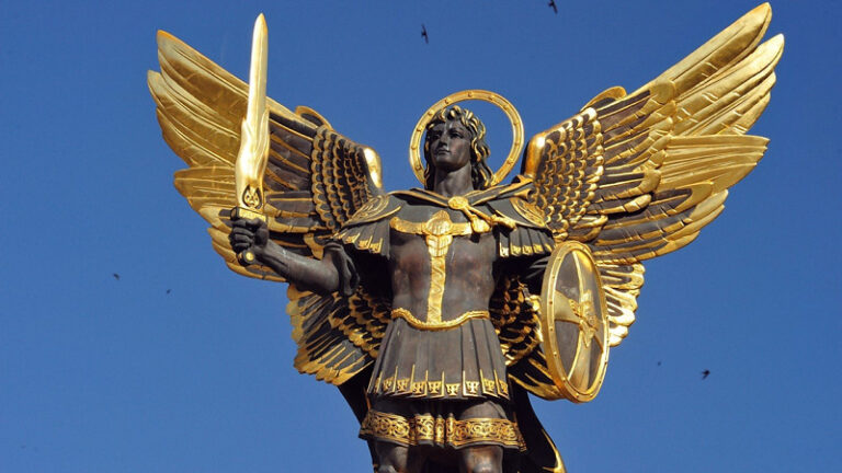 st michael statue ukraine